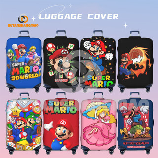 Super Mario Hành Lý Có Thể Giặt Được Vali Bảo Vệ Chống Trầy Xước Vali Phù Hợp Với 18-32 Inch