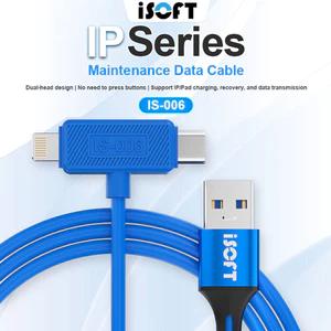 Cáp dữ liệu sửa chữa hai đầu ISOFT IS-006 để sạc, phục hồi, truyền dữ liệu, dụng cụ cáp dữ liệu