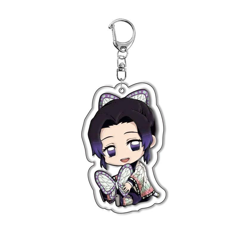 Kẻ giết quỷ: Kimetsu no Yaiba, Tanjiro, Nezuko, móc khóa acrylic, thiết bị ngoại vi hoạt hình mặt dây chuyền, hàng hóa