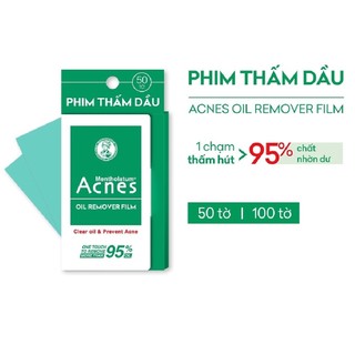Phim Thấm Dầu, Giấy Thấm Dầu Acnes Oil Remover Film