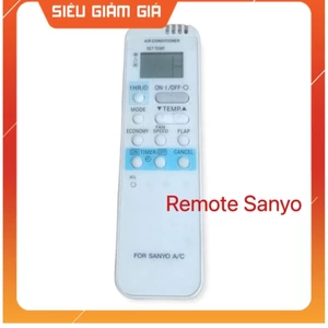 Điều khiển máy lạnh Sanyo nhiều loại ( tặng cặp pin ) / Remote máy lạnh Sanyo