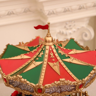 Trang trí nội thất Hộp nhạc Merry-go-go-round Quà tặng Giáng sinh Quà tặng Trang trí