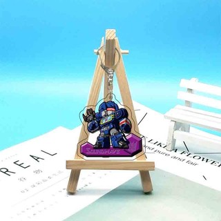 GC9 Transformers Autobots Optimus Prime Bumblebee Megatron acylic móc khóa túi móc khóa mặt dây chuyền CG9