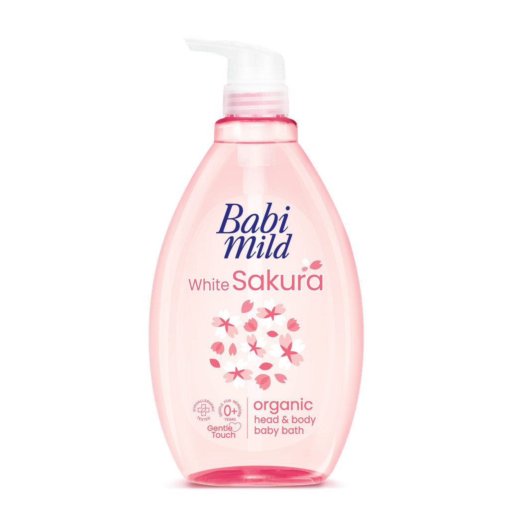 Combo 2 Sữa tắm gội toàn thân cho bé Babi Mild chai 800ml