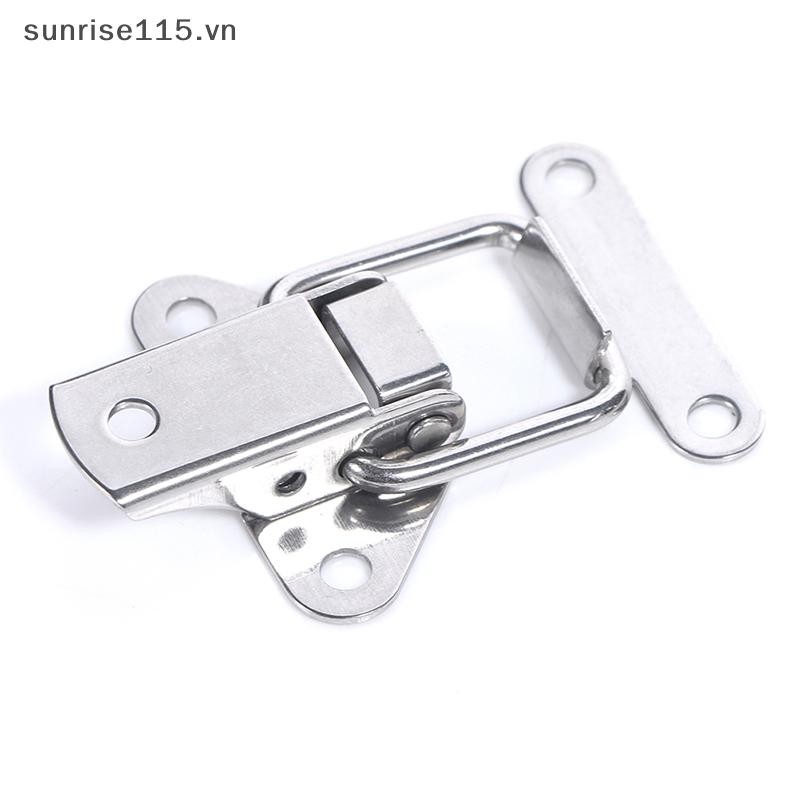 Hộp dụng cụ SRVN Thép không gỉ 304 Khóa móc khóa Kim loại Bật tắt Catch Clasp Bản lề có tải.