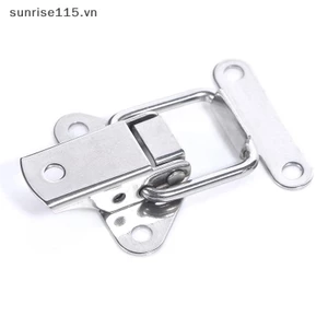 Hộp dụng cụ SRVN Thép không gỉ 304 Khóa móc khóa Kim loại Bật tắt Catch Clasp Bản lề có tải.