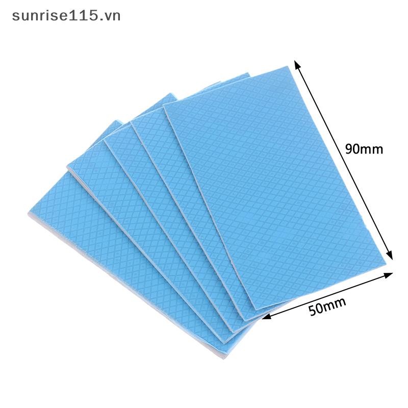 Ssvn GP-Ultimate 15W / MK Tấm giữ nhiệt CPU / GPU Đồ họa Bo mạch chủ Tấm lót mỡ silicon tản nhiệt Tấm silicon 90x50MM.