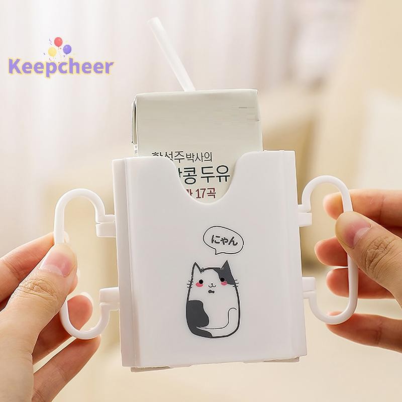 [Keepcheer] 1 Cốc Bình Sữa Có Thể Điều Chỉnh An Toàn Bằng Nhựa Cho Bé Tập Đi Hộp Nước Uống [Mới]