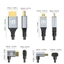 BTM 6x2 3mm Video đến 10 5x2 5mm Dây kết nối trong suốt 1080p 8K60hz cho máy chiếu