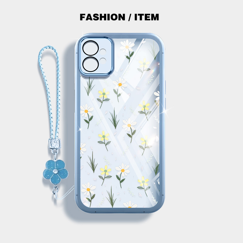 Ốp Điện Thoại YBD Cho Infinix Smart 10 Plus Tecno Spark GO 2 3 KM4 POP 10 20 Smart 9 HD X6532C X6532 Hot 50i X6531 X6531B Full Màn Hình Họa Tiết Hoa Nhỏ Trong Suốt Vỏ Mềm