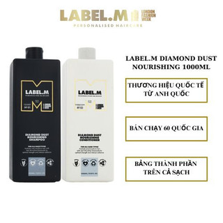 [MẪU MỚI] Dầu Gội Xả Mềm Mượt Không Gây Nặng Tóc LABEL.M DIAMOND DUST NOURISHING 1000ML