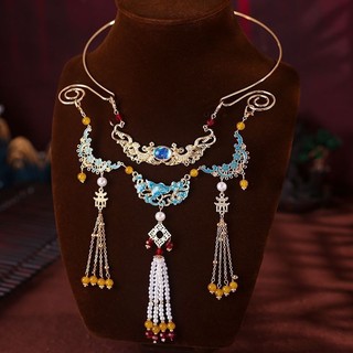 Hanfu Phụ Kiện Cổ Vòng Cổ Ming Made Tua Rua Phong Cách Trung Hoa Yingluo Dân Tộc Phù Hợp Với Các Yếu Tố Cổ Điển Cung Điện 10.6