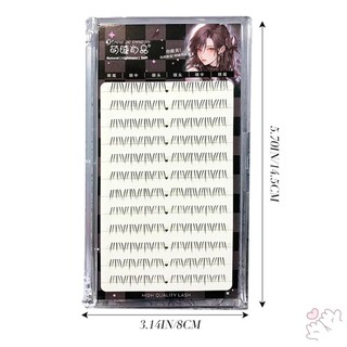 IOIIK Lông mi giả Diy Phần mở rộng lông mi riêng lẻ Nhanh chóng và dễ dàng DIY Wispy Manga Nối mi