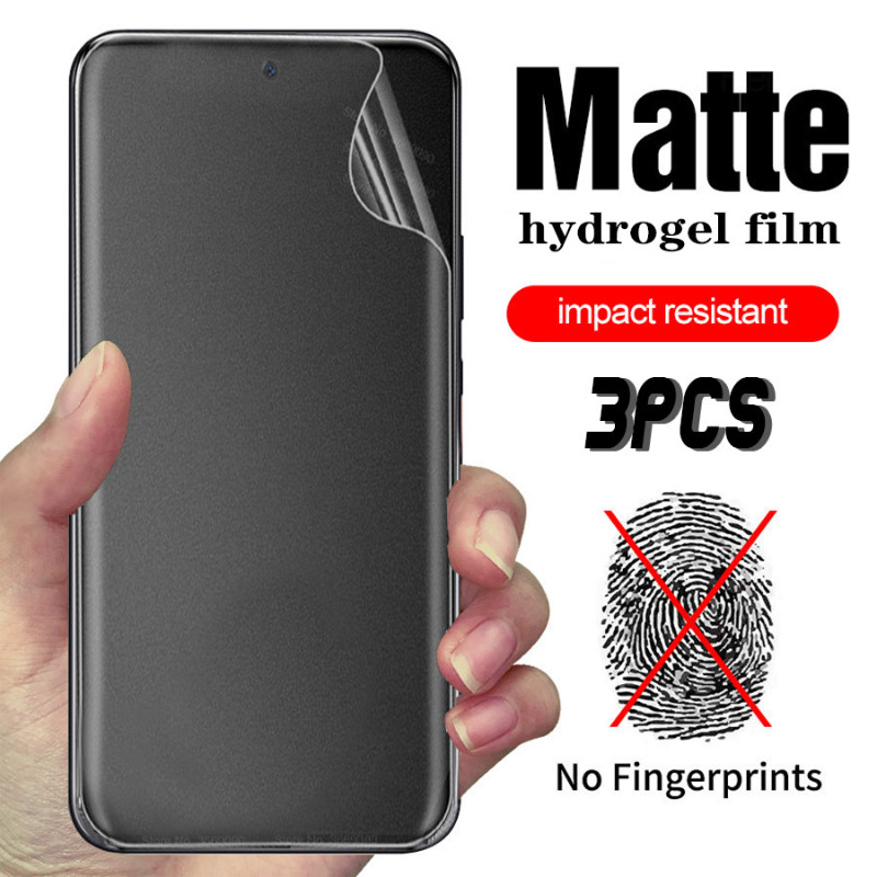 Iqoo12 iQOO10 iQOO9 iQOO8 600D Full Cover Matte Frosted Soft Hydrogel Film Cho iQOO 12 11 10 9 8 5 Pro SE 4G 5G 11S 9T 7 3 Chống Trầy Xước Chống Vân Tay Bảo Vệ Màn Hình Điện Thoại