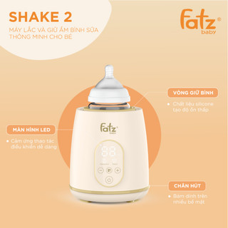 Máy lắc bình sữa điện tử thuận tiện Fatzbaby Fatz Shake 1 - FB3910HB, Shake 2 - FB3911HB