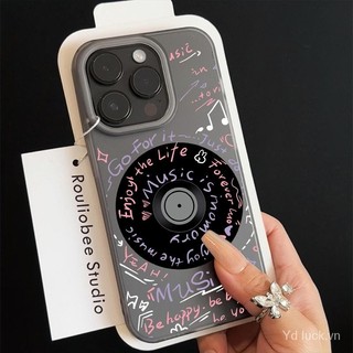Ốp điện thoại di động graffiti toàn màn hình hợp thời trang ghi âm tiếng Anh mờ dùng cho iPhone 11 11promax 12promax 12 13 14 15 promax 16promax 16 14plus 15plus 13pro vỏ bảo vệ linh hoạt chống rơi