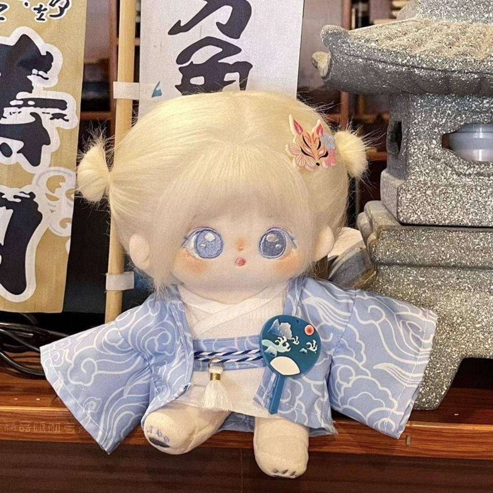 Dayone 3 cái / bộ Quần áo búp bê 20CM, Kimono thời trang Kawaii Nhật Bản, Phụ kiện trang phục chất lượng cao mát mẻ đáng yêu