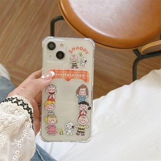 Ốp Lưng Cho Samsung Galaxy A55 5G A54 A53 A35 A34 A52 A15 A14 A23 A24 A04 A04E A05 A05S A33 A51 A71 A50 A50S Vỏ Đựng Thẻ Snoopy Dễ Thương Khe Cắm Túi Bảo Vệ Toàn Diện
