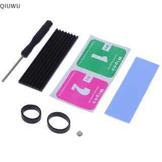 Tấm tản nhiệt tản nhiệt làm mát bằng nhôm QIUWU cho n80 nvme m.2 ngff 2280 pci-e ssd Mới.