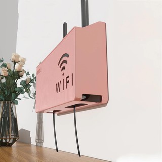 Kệ đựng wifi treo tường, Kệ wifi đặt modem, đầu kỹ thuật số, ổ cắm điện, chất liệu nhựa ABS SUNND