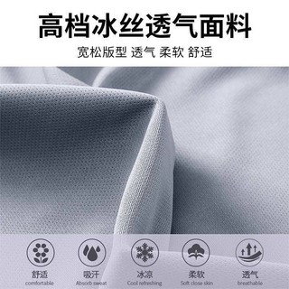 Fitness Clothes Men's Running Sports Suit Professional Ice Silk Summer Short Sleeve Shorts Special Equipment Quick Dry Training Jsdr