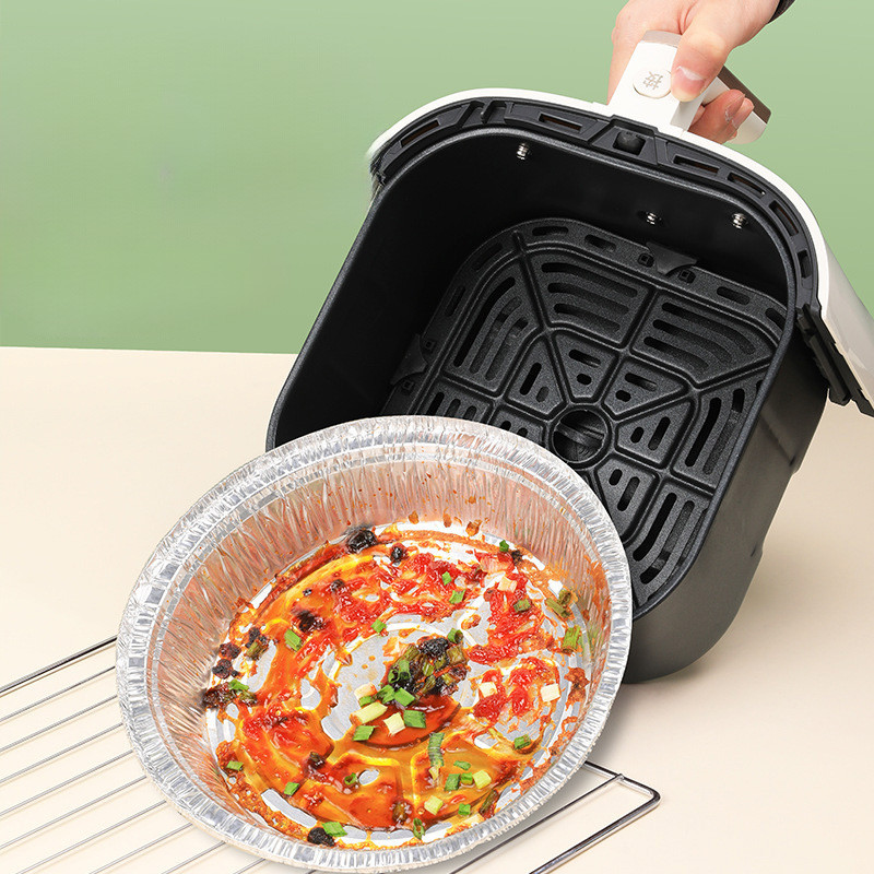 5 / 10 Chiếc Nồi Chiên Không Khí Dùng Một Lần Thiếc Khay Chống Dính Dầu Dễ Dàng Nấu Ăn Hàng Nhà Bếp