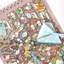 Đồ Chơi Giấy Thủ Công DIY Độc Đáo， Sticker Sách Im Lặng Cut，Bộ sưu tập các cảnh thu nhỏ,Hình Dễ Thương Sence Sticker