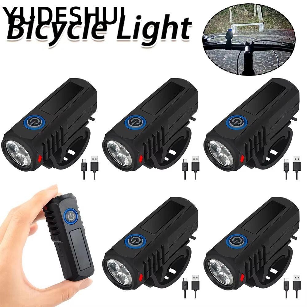 Đèn pha xe đạp YudhUI siêu sáng, sạc lại qua USB, chống nước - Perfect cho chuyến đi ban đêm