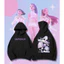 SY3 KPop Demon Hunters HUNTR / X Áo Hoodie Anime Áo Unisex Dài Tay Top YS3