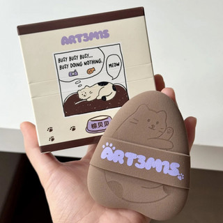 ART3M1S Beibei Powder Puff, mút tán kem che khuyết điểm, lông siêu mềm, hai mặt, dùng khô/ướt