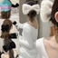 Nơ kẹp tóc dáng lớn barrette phong cách Hàn Quốc, phù hợp cho bé gái và phụ kiện tóc VN