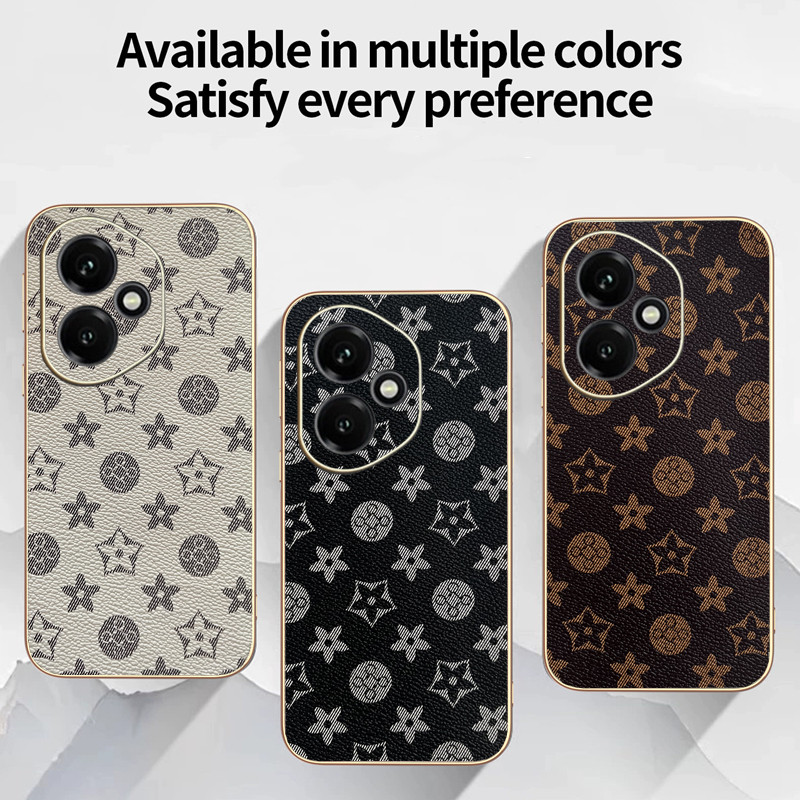Ốp Lưng Cho Honor 400 Pro 400Lite Thời Trang Cổ Điển Da Thời Trang Mạ Điện TPU Edge Chống Rơi Vỏ Điện Thoại