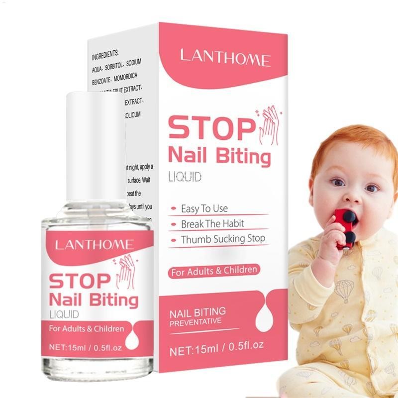15ml Chất Lỏng Ngăn Chặn Cắn Móng Tay Chống Cắn Sơn Móng Tay Chống Cắn Cho Trẻ Em Mọi lứa tuổi