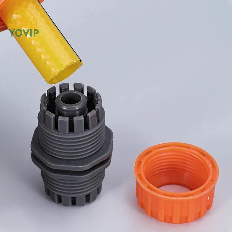 Ống tưới vườn YOVIP Đầu nối nhanh bằng nhựa 1 / 2 "3 / 4 '' 1 '' Bộ mở rộng khớp nối nam đôi cho ống VN
