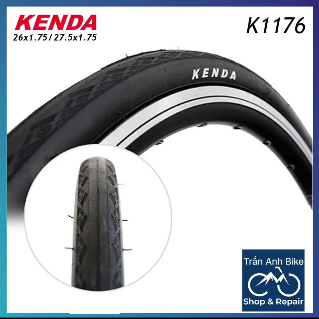 Lốp (Vỏ) Trọc Xe Đạp KENDA K1176 26x1.75 / 27.5x1.75 | Shopee Việt Nam