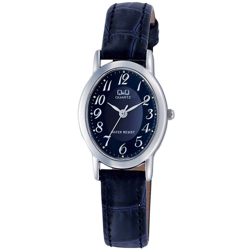 Đồng Hồ Nữ Citizen Q&Q Model VZ89 Series Mặt Bầu Dục, Dây Da Thanh Lịch Thời Trang - Chính Hãng