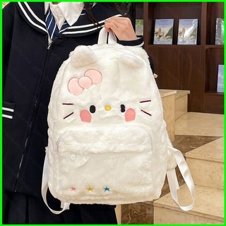Ba Lô Hello Kitty Cho Sinh Viên Đại Học Dung Tích Lớn Thời Trang Nữ Hoạt Hình Dễ Thương Túi Đi Học