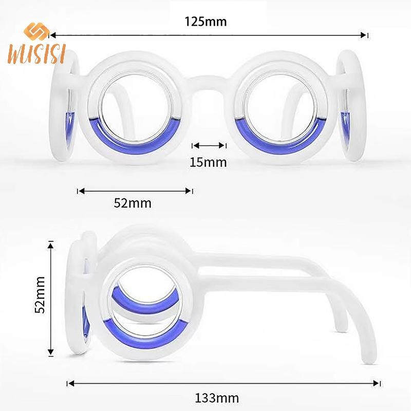 <![WUSISI] Kính Lỏng Chống Say Tàu Xe Kính Lái Xe Không Ống Kính Phù Hợp Cho Mọi Độ Tuổi