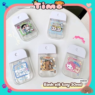 Bình Xịt Phun Sương Mini Nước Rửa Tay Gói Packing Card Cute Timo DDD30