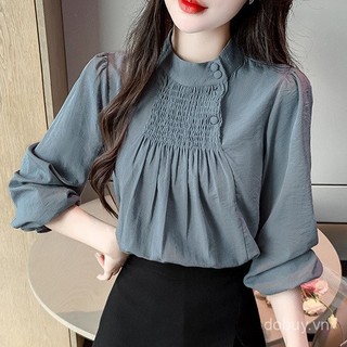 Áo Barong Filipiniana Hiện Đại Phù Hợp Cho Nữ, Cổ Cao, Tay Dài