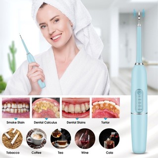 Máy lấy cao răng tại nhà siêu âm làm trắng loại bỏ mảng bám hiệu quả kèm đánh răng sạc đế không dây 2025