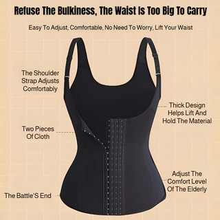 『 Brelira 』 Áo Corset Giảm Béo Liền Mạch Thoáng Khí Cho Nữ Body Shapewear Eo Bụng Huấn Luyện Lưng Body Shaper Plus Size Quần Lót