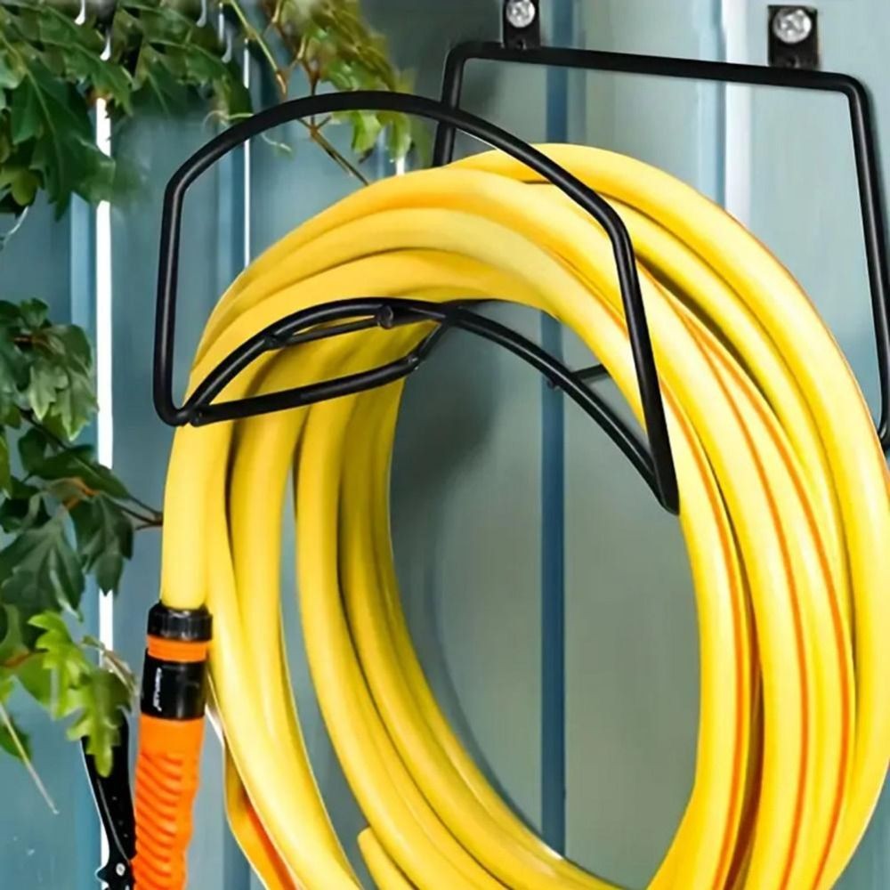 Móc treo vòi FANIELLAPOWELL, Móc ống treo tường đa năng, Giá đỡ ống tiết kiệm không gian bằng kim loại hạng nặng chống rỉ sét