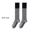 Tất đầu gối BORAGETE, Tất dài co giãn phong cách Hàn Quốc, Vớ nữ màu Cotton thời trang phù hợp với nữ