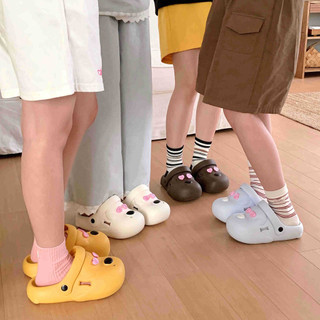 XIXITIAO Dép Dép Đế Dày Cha Mẹ-Con Nam Nữ Trẻ Em Hoạt Hình Con Chó Con Mặc Ngoài Bãi Biển