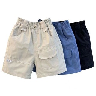 Quần Short Bé Trai Thể Thao Quần Crop Mỏng Trẻ Em Quần Cotton Rời Cho Bé