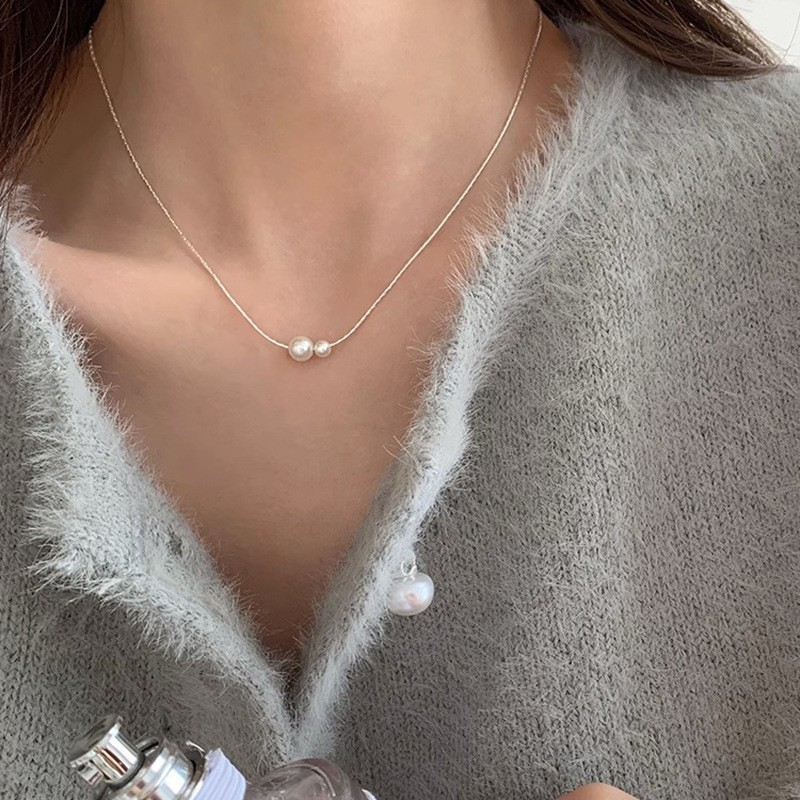 Dây Chuyền Bướm Đá Aquamarine 925 Không Phai Màu - Trang Sức Nữ Cao Cấp Phong Cách Ins