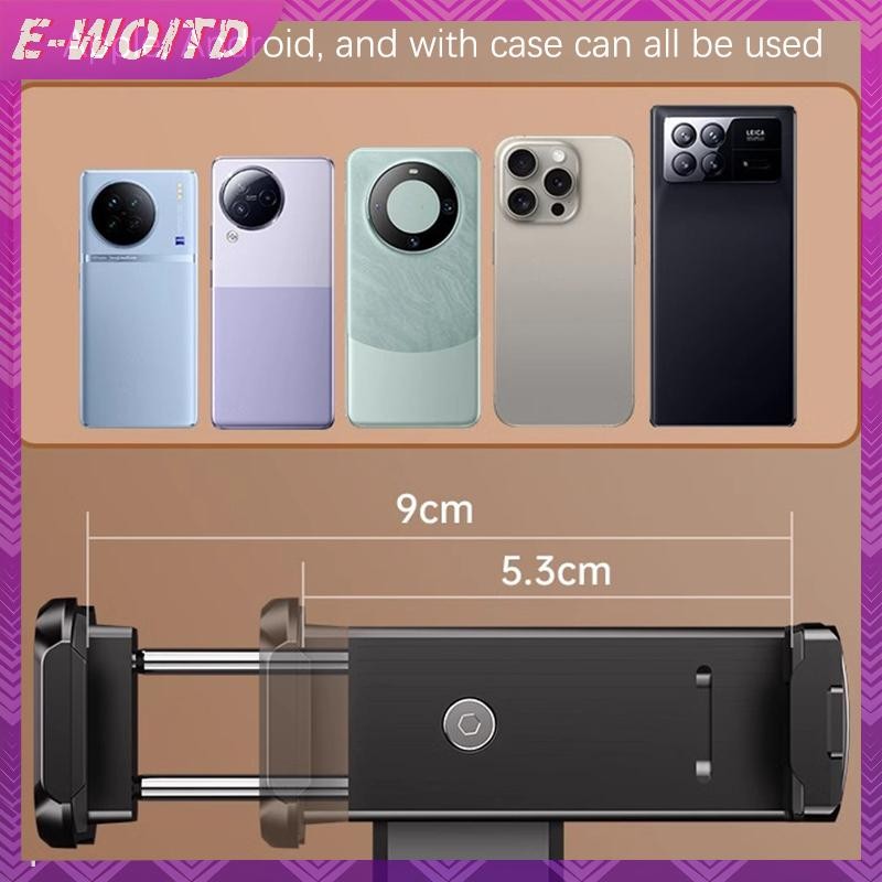 E-WOITD Di Động Du Lịch Giá Đỡ Điện Thoại Bàn Có Thể Gập Lại Gắn Máy Bay Xe Lửa Ghế Selfie Giá Đỡ Có Thể Điều Chỉnh Xoay Điện Thoại Giữ Chân Đế HNVN