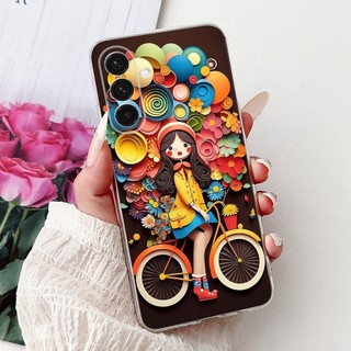 Dành Cho Samsung Galaxy Galaxy A36 A56 5G Vỏ SM-A366B SM-A566B Vỏ Silicon Mềm Hình Bướm Hoa Thời Trang Cho Samsung A36 Ốp Lưng