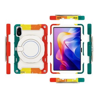 Ốp Lưng Tương Thích Cho Redmi Pad 2 2025 11inch Redmi Pad 2 4G Máy Tính Bảng Trẻ Em Bảo Vệ Trẻ Em Cầm Tay An Toàn 360° Vỏ xoay Chống sốc